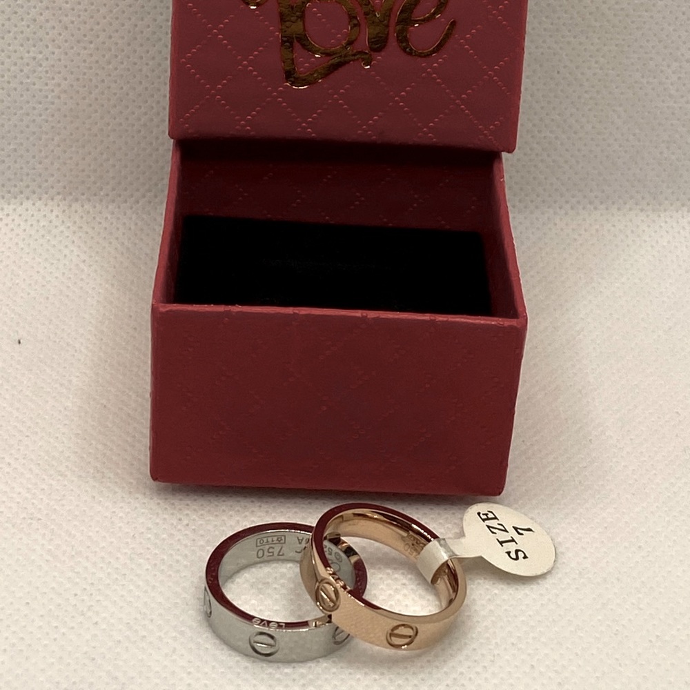 Love Screw Ring Silver